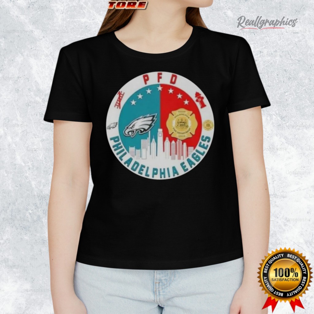 Pfd Philadelphia Eagles Football Skyline Shirt Pfd Philadelphia Eagles Football Skyline Shirt