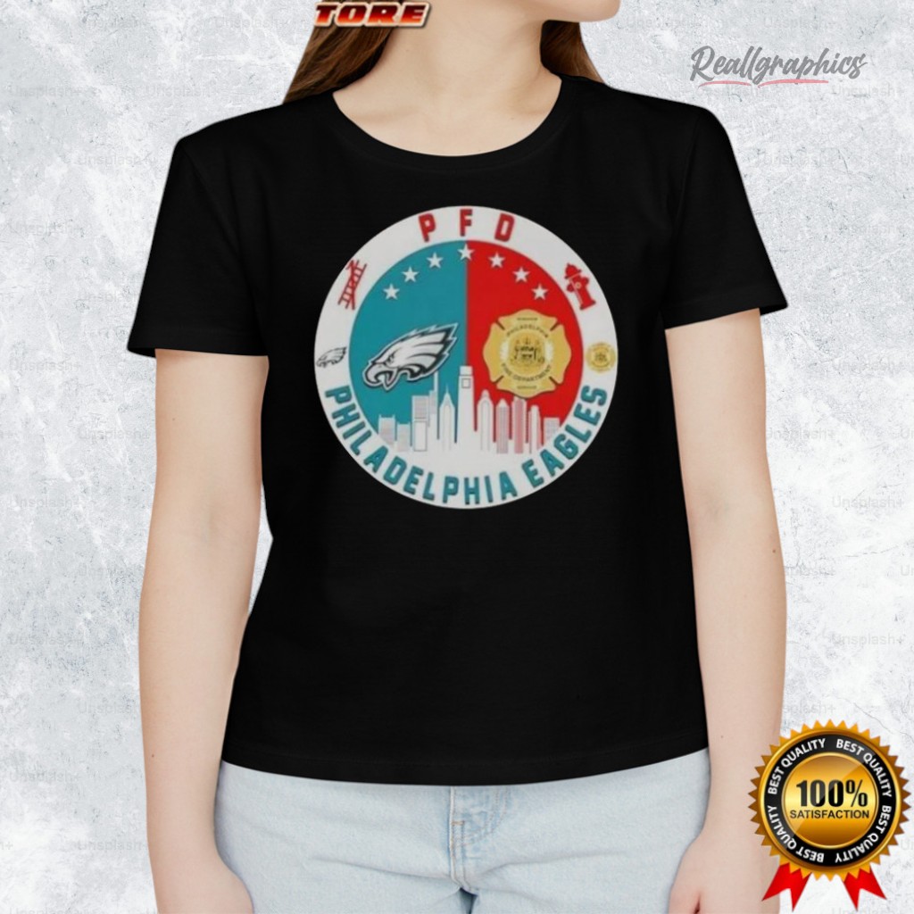 Pfd Philadelphia Eagles Football Skyline T Shirt Pfd Philadelphia Eagles Football Skyline T Shirt