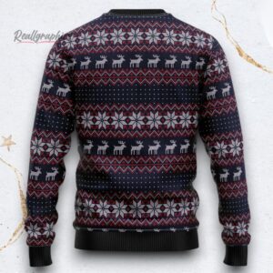 riding motor ugly christmas sweater signature 1 wd09mg