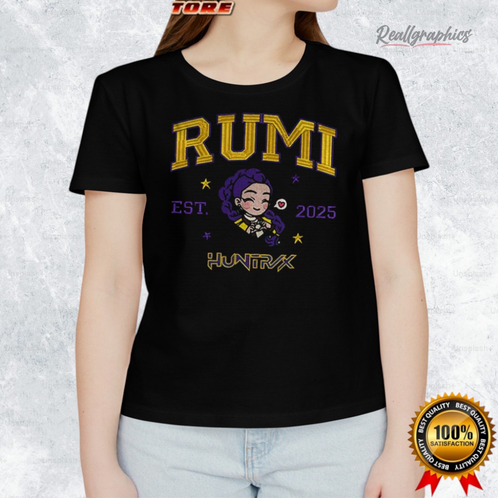 Rumi Huntrix Demon Hunters Kpop Band Est 2025 Shirt Rumi Huntrix Demon Hunters Kpop Band Est 2025 Shirt