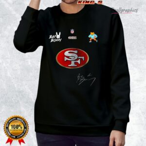 san francisco 49ers x bad bunny benito football mascot signature shirt 3 yuva35