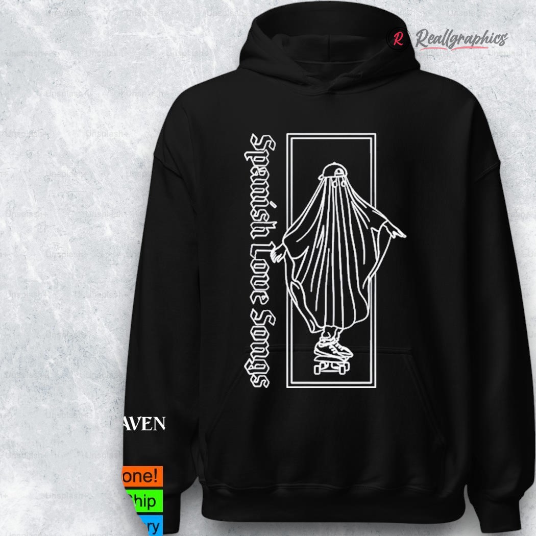 spanish loe songs skater ghost shirt 2 mj26x6