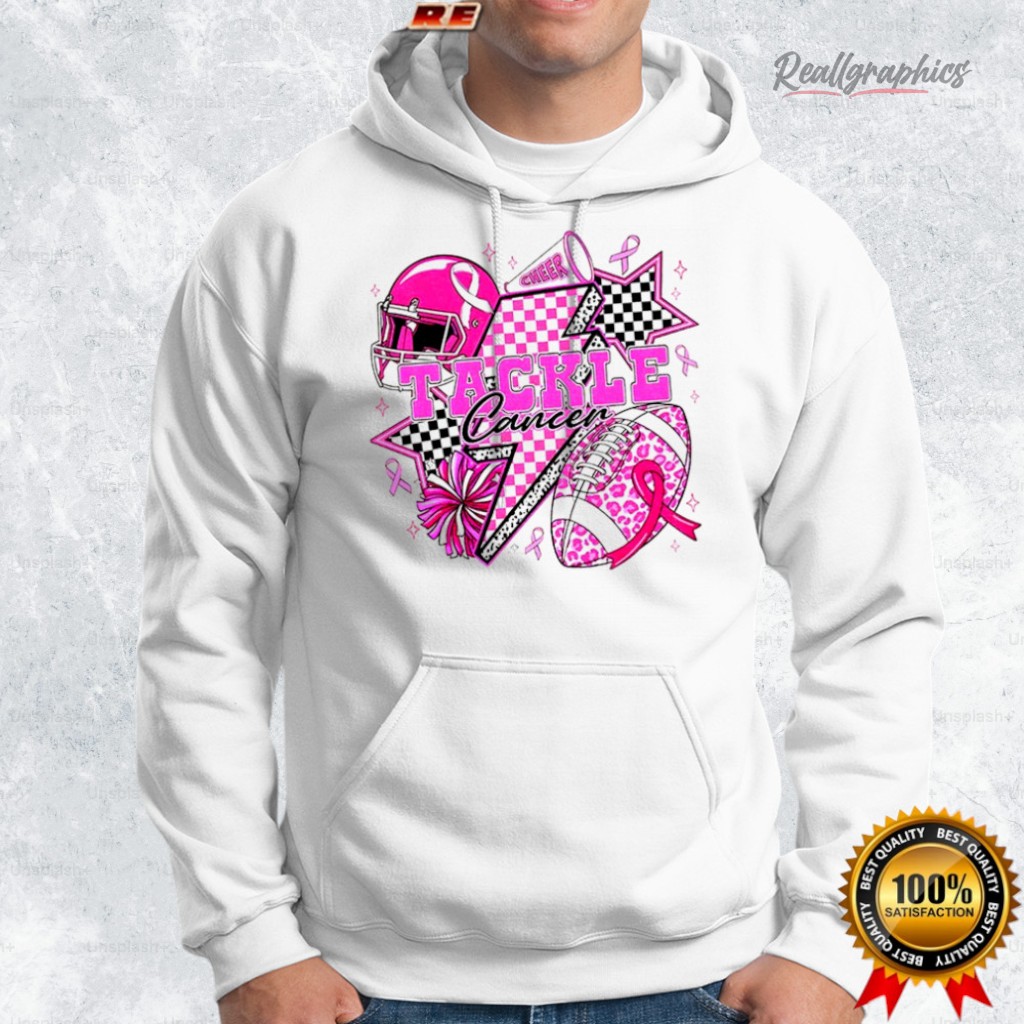 tackle cancer pink football cheer breast cancer awareness shirt 2 jeosyw
