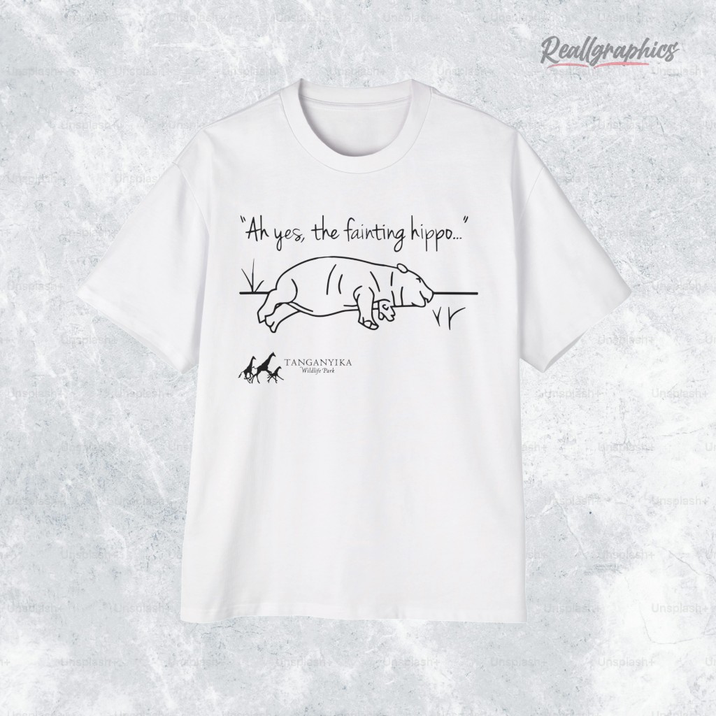 tanganyika wildlife park fainting hippo shirt 2 xpsdsy