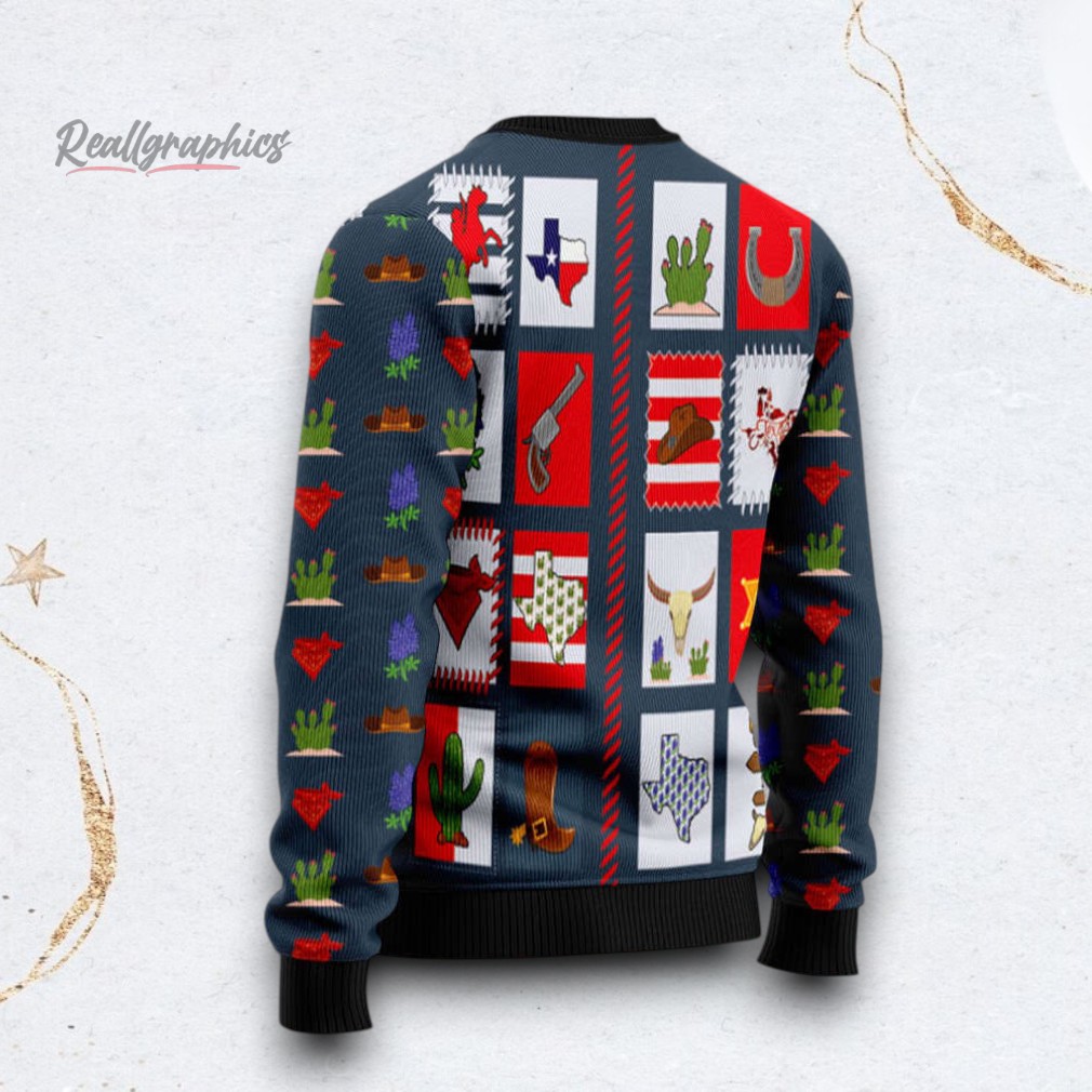 Texas Awesome Ugly Christmas Sweater Signature Texas Awesome Ugly Christmas Sweater Signature