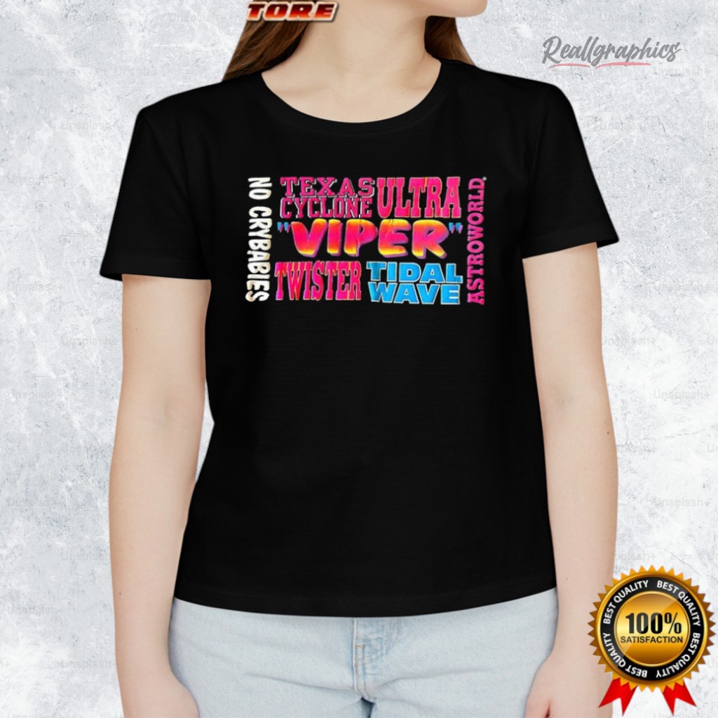 Texas Cyclone Ultra Viper Twister Tidal Wave Shirt Texas Cyclone Ultra Viper Twister Tidal Wave Shirt