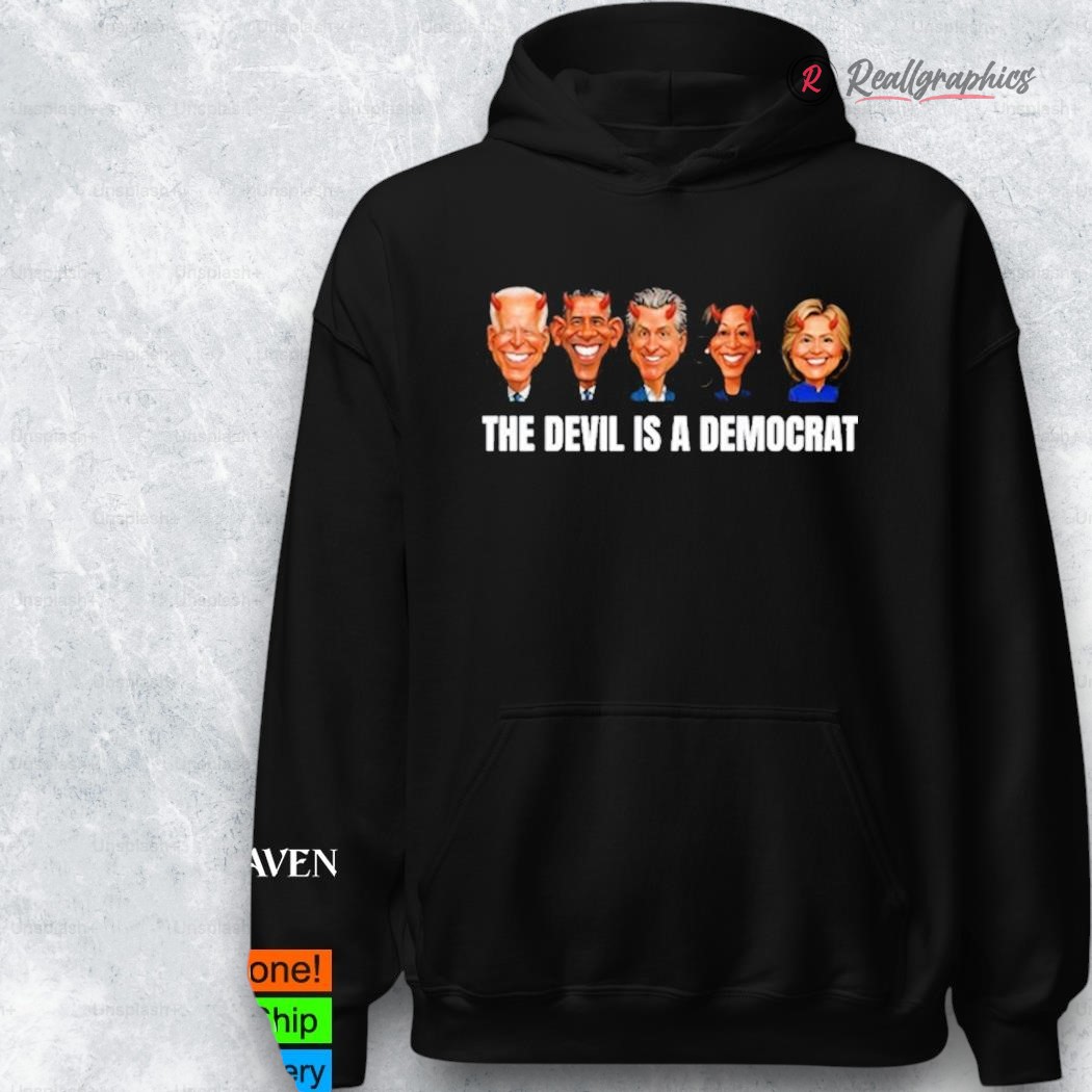 the deils is a democrat shirt 2 gkjaye