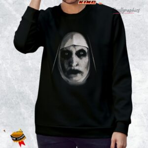 the nun the conjuring big face graphic halloween shirt 3 oqj3tm