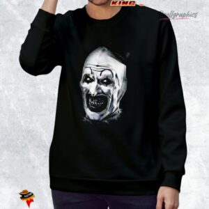 the terrifier big face graphic halloween shirt 3 vp9tmi