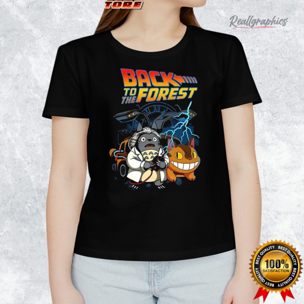 Totoro And Catbus Back To The Forest Shirt Totoro And Catbus Back To The Forest Shirt