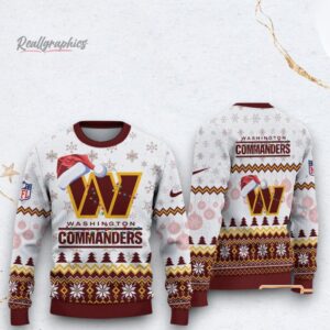 washington commanders merry christmas new ugly sweat shirt 1 raikut
