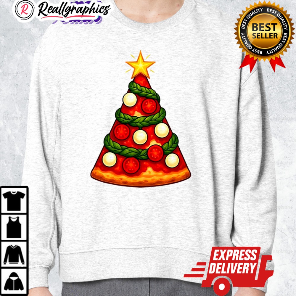 a slice of pizza christmas tree shirt 2 rhjmt7