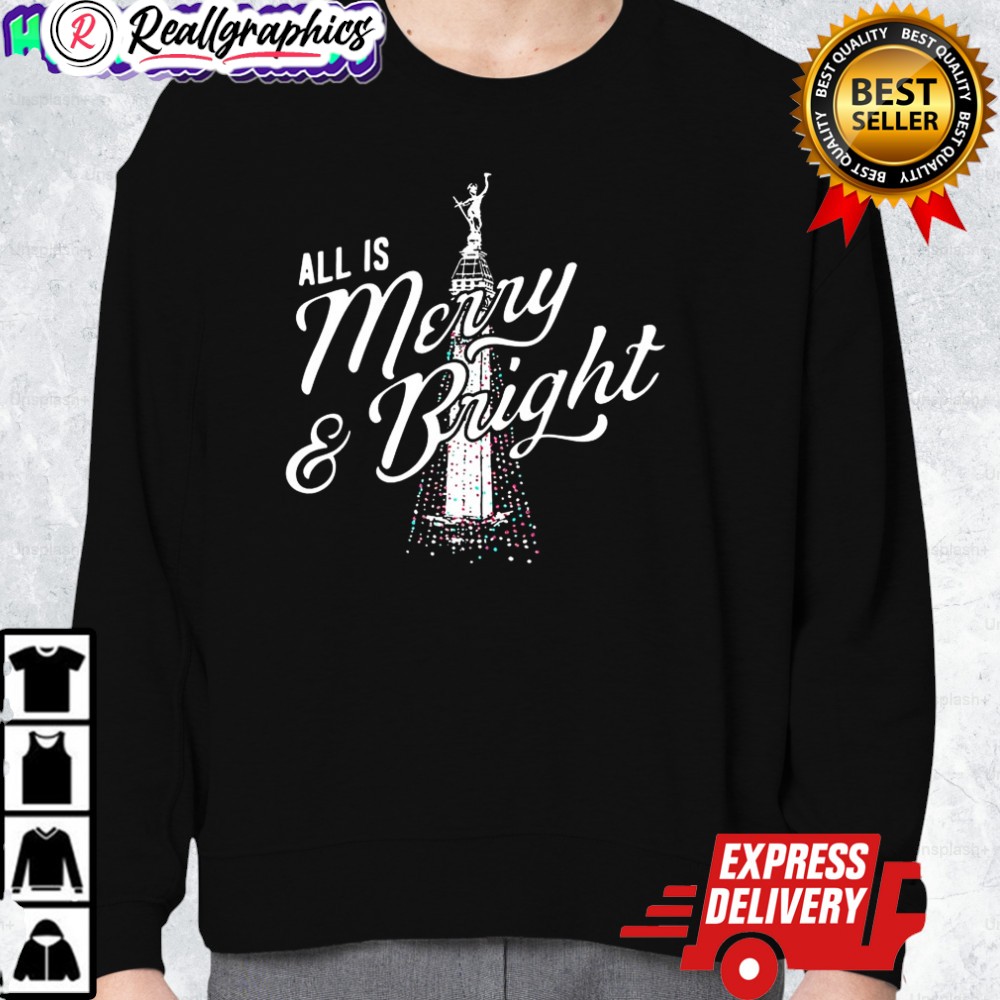 all is merry and bright 2025 merry christmas shirt 2 ur6rjy