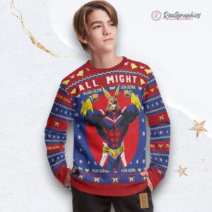 all might ugly sweater custom my hero academia sweatshirt 1 ueerih