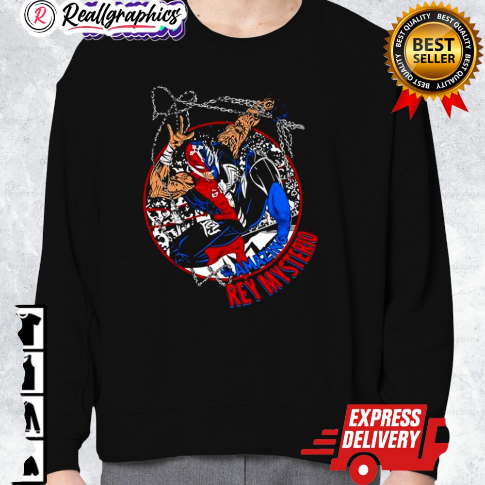 amazing rey mysterio comic shirt 2 rivpxs