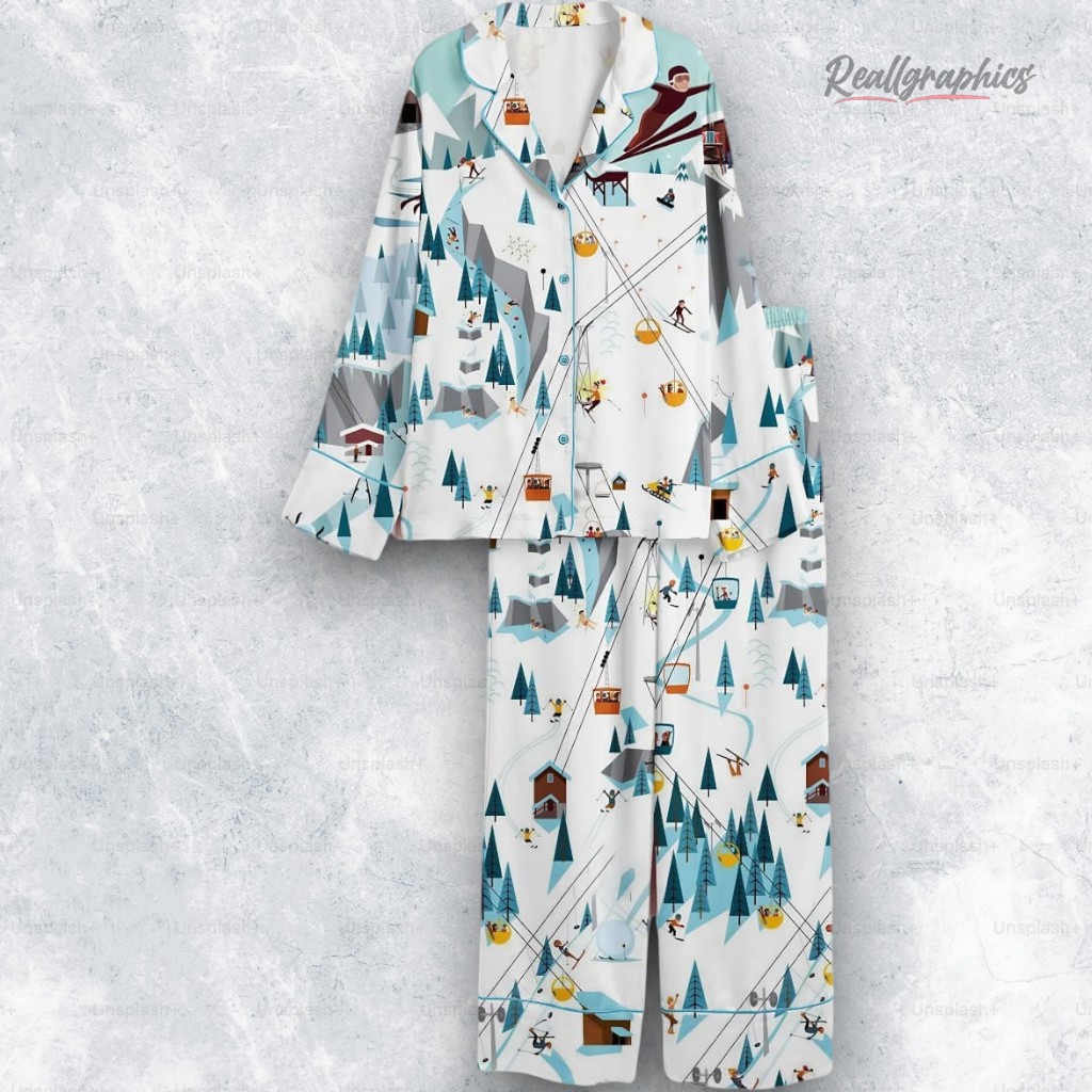 Aprés Ski Adventure Wonderland Pajama Set Aprés Ski Adventure Wonderland Pajama Set