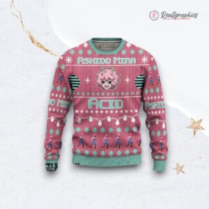 ashido mina ugly christmas sweater my hero academia sweatshirt 1 dfolk3