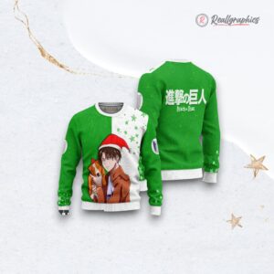attack on titan lei ackerman anime christmas ugly sweater anime xmas gift ideas 3 ainrsu