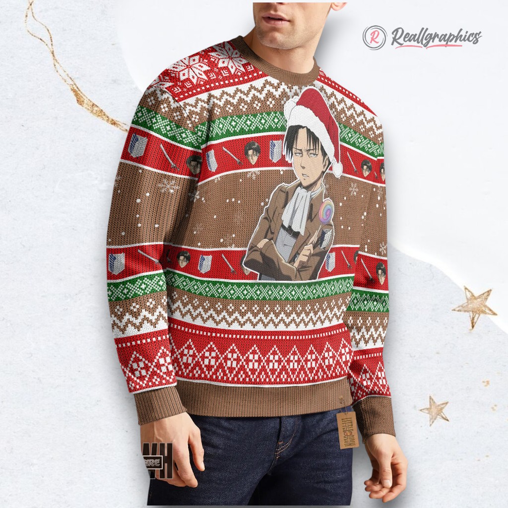 attack-on-titan-sweatshirt-lei-ackerman-xmas-ugly-sweater-3_ixknjf attack on titan sweatshirt lei ackerman xmas ugly sweater 3 ixknjf