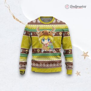 attack on titan ugly christmas sweater armin arlert custom anime sweatshirt 1 uwzrwt
