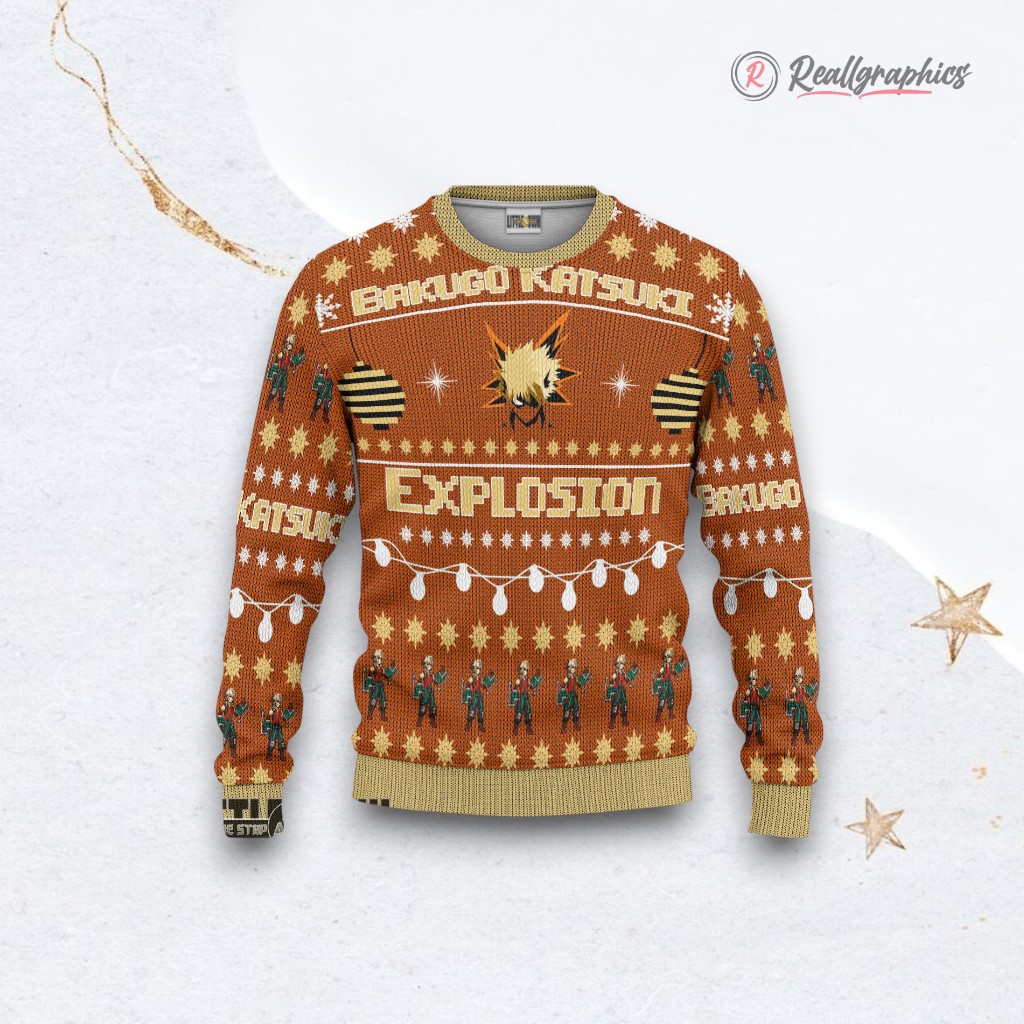 bakugo katsuki ugly sweater custom my hero academia sweatshirt 2 crsupv