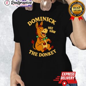 best dominick hee haw the donkey funny christmas shirt 1 ggvqng