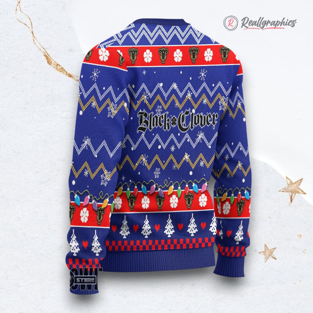 black cloer ugly christmas sweater blue 2 qthyaz