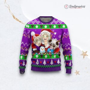 black cloer ugly christmas sweater purple 1 lvdz5j