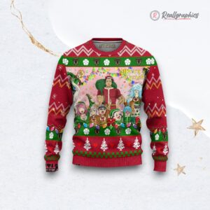 black cloer ugly christmas sweater red 1 dh455w