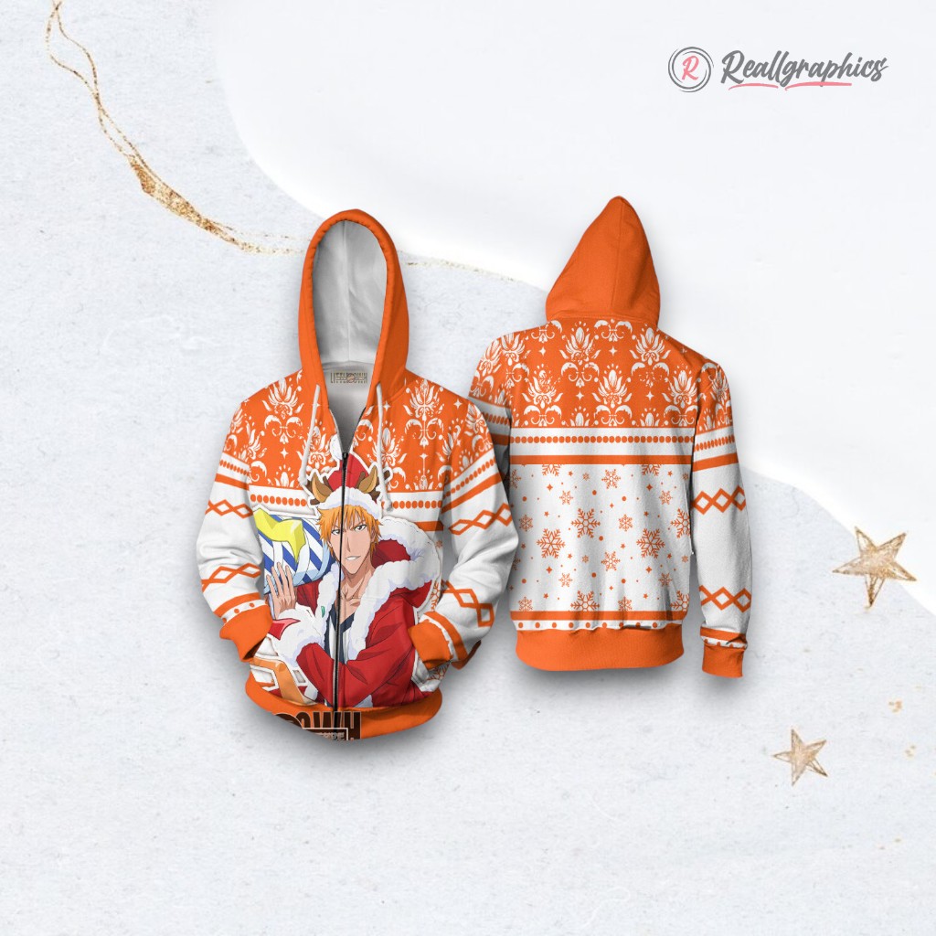 bleach ichigo kurosaki anime christmas ugly sweater anime xmas gift ideas 2 guszlw