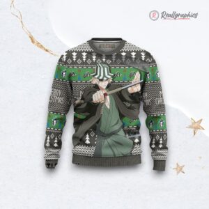 bleach ugly christmas sweater kisuke urahara custom anime sweatshirt 1 e3l8hd