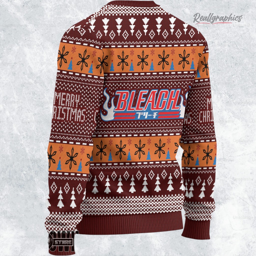 bleach ugly christmas sweater orihime inoue custom anime sweatshirt 2 ggxaf0