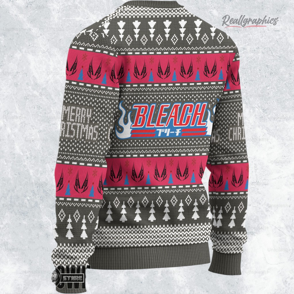 bleach ugly christmas sweater renji abarai custom anime sweatshirt 2 lrn5nw