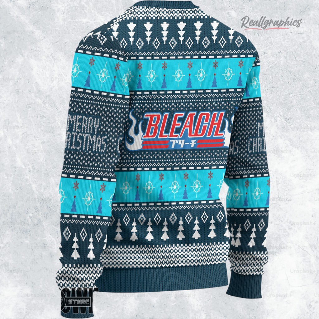 bleach ugly christmas sweater uryu ishida custom anime sweatshirt 2 ebw60o