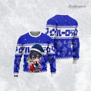 blue lock isagi yoichi anime christmas ugly sweater anime xmas gift ideas 3 lr9jx1