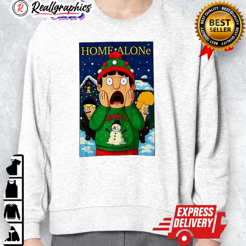 bobs burgers home alone christmas shirt 2 srqyg3