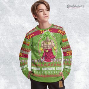 broly xmas ugly sweater dragon ball sweatshirt 1 irovxx