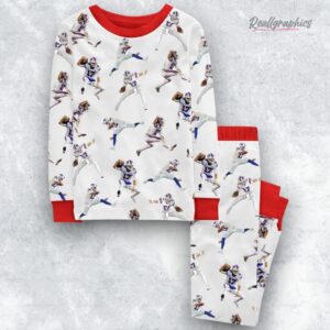buffalo football allen jumping pajama set 1 xel6ho