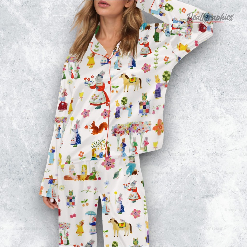 bunnies-in-the-spring-garden-satin-pajama-set-3_tkjgw3 bunnies in the spring garden satin pajama set 3 tkjgw3