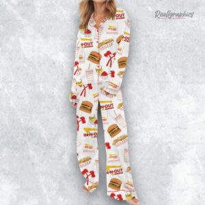 burger fast food satin pajama set 1 zdwr5f