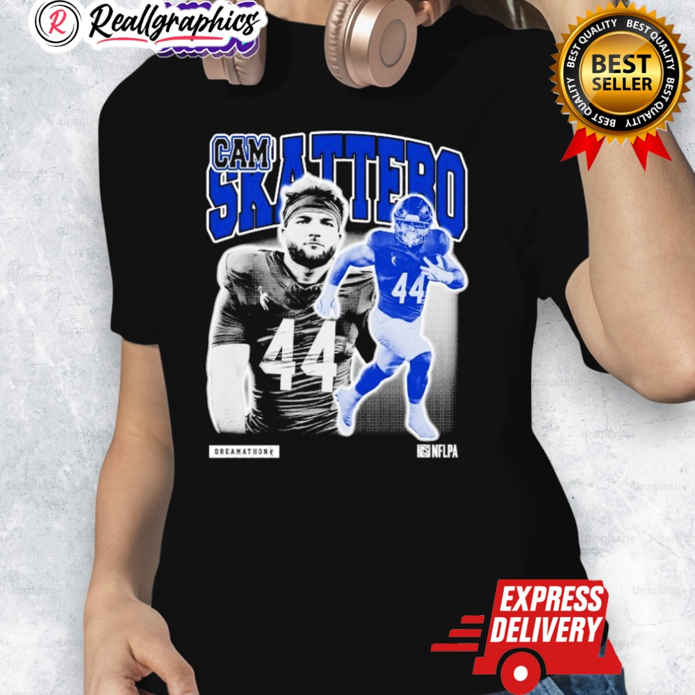 Cameron Skattebo X Dreamathon Nflpa Shirt Cameron Skattebo X Dreamathon Nflpa Shirt