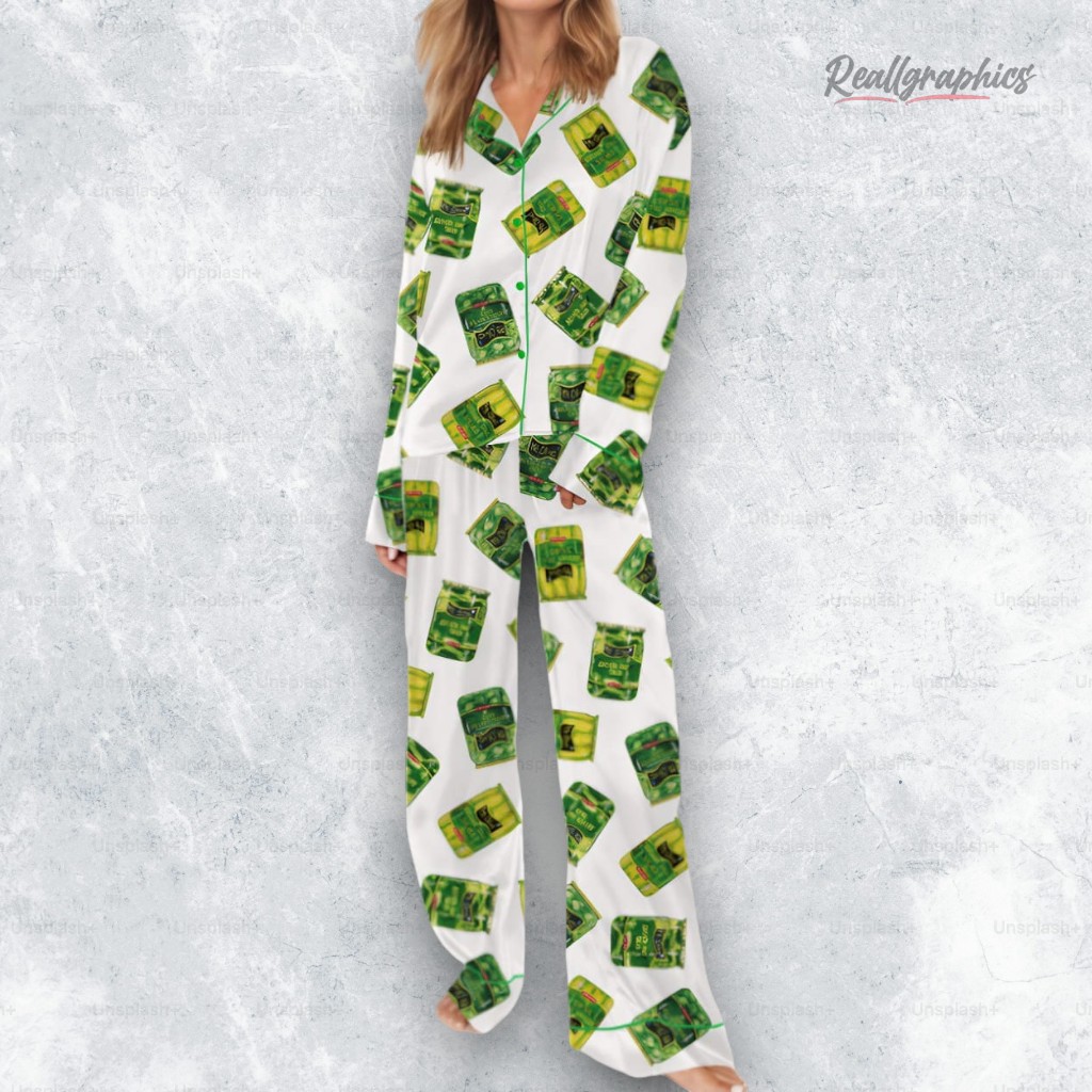 canned pickles satin pajama set 2 jqlpb3