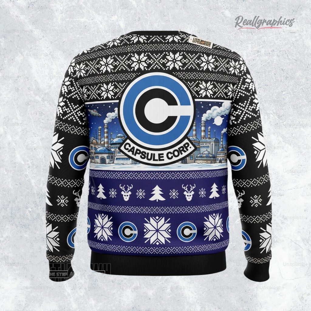 capsule corp dgb z christmas ugly sweater anime xmas gift ideas 2 qiiz4a