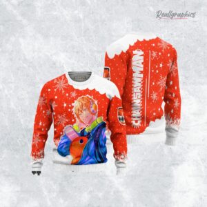 chainsaw man denji anime christmas ugly sweater anime xmas gift ideas 3 ku4dru