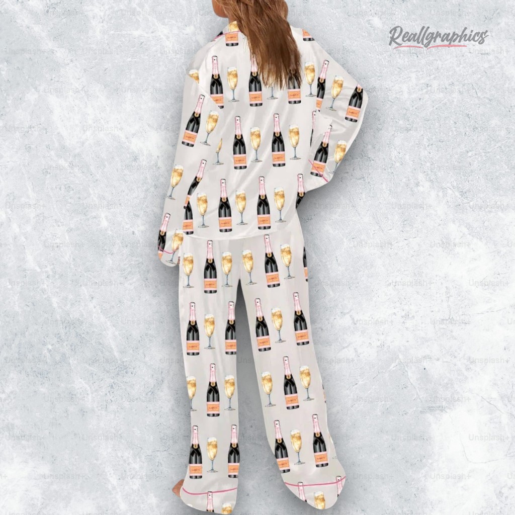 champagne pajama set 2 la3ndb