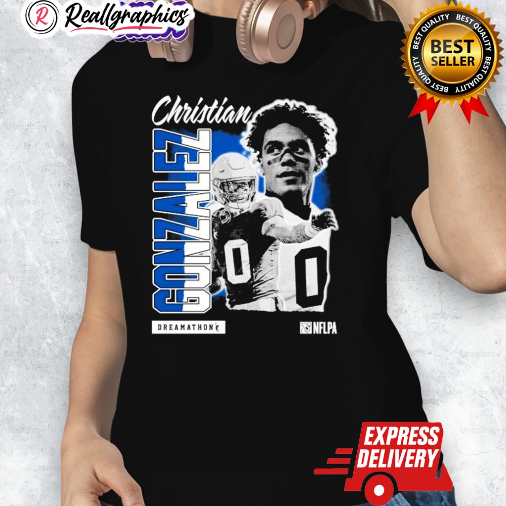 Christian Gonzalez Nflpa Dreamathon Shirt Christian Gonzalez Nflpa Dreamathon Shirt