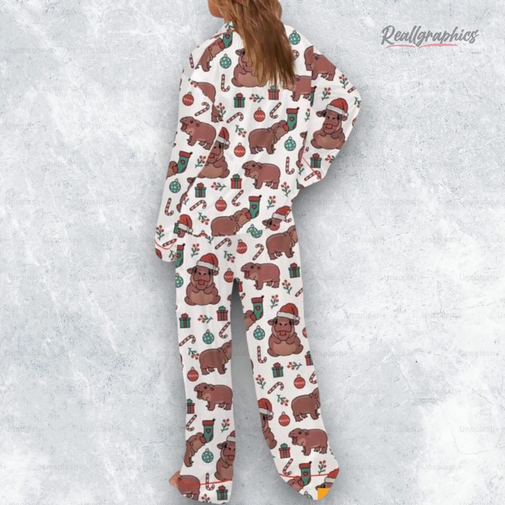 christmas moo deng pajama set 2 ufkzdx