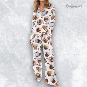 coffee cup satin pajama set 1 ikbq6h