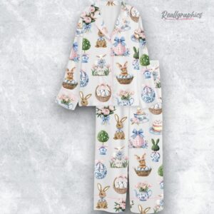 coquette easter bunny satin pajama set 1 r1fidb