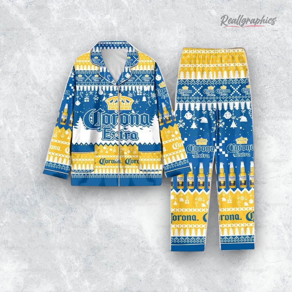 Corona Extra Pajamas Christmas Set Corona Extra Pajamas Christmas Set